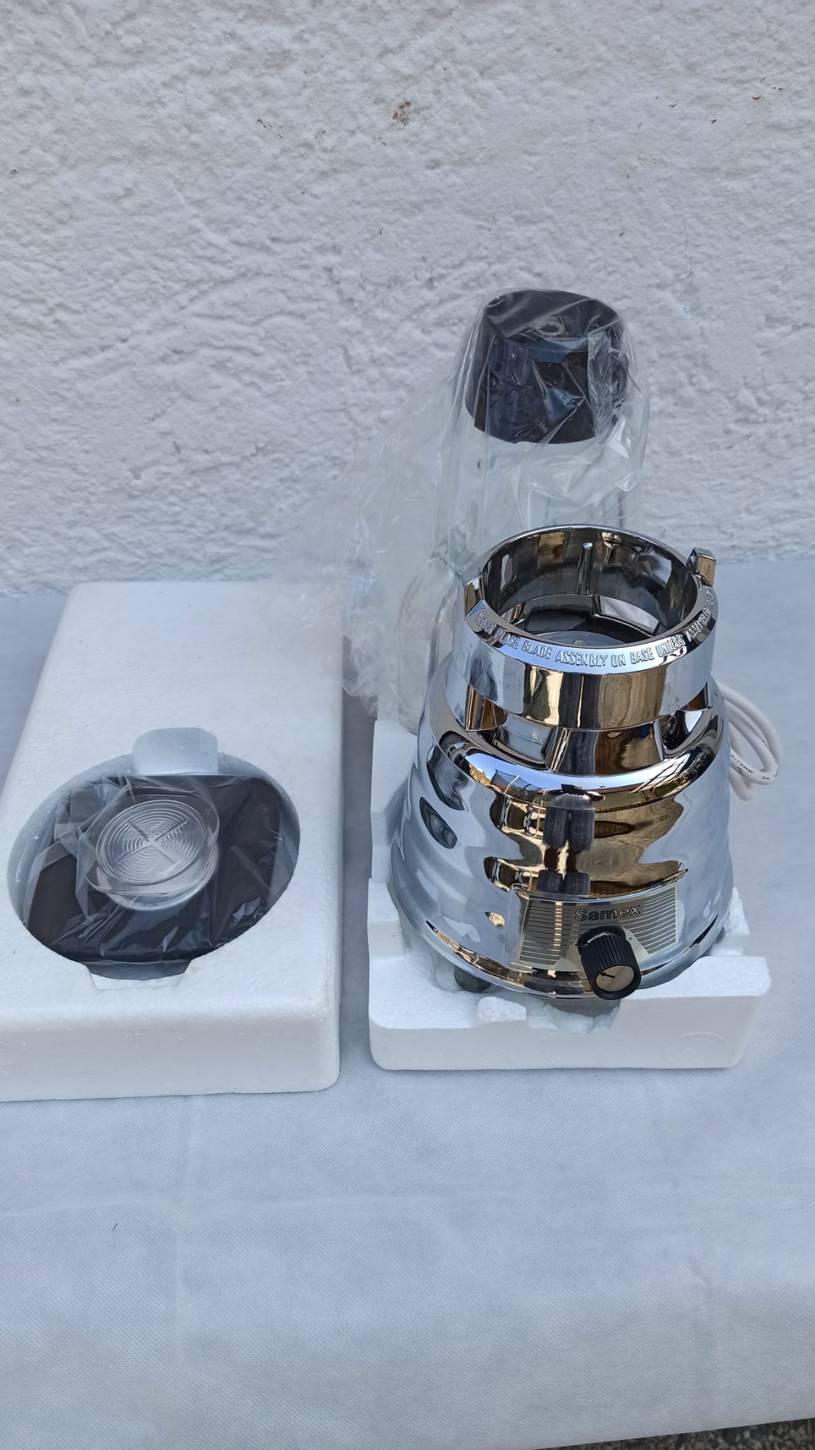SAMEX Standmixer mit quadratischem Glasskrug | Square Glass Jar Stand Mixer