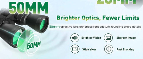 20x50 Outdoor Binoculars  High-Power Fernglas für Outdoor-Enthusiasten