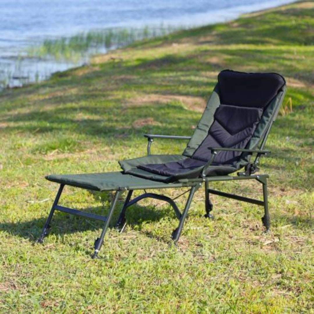 Camping-Loungesessel mit abnehmbarer Fußstütze  Ultimativer Relax-Komfort