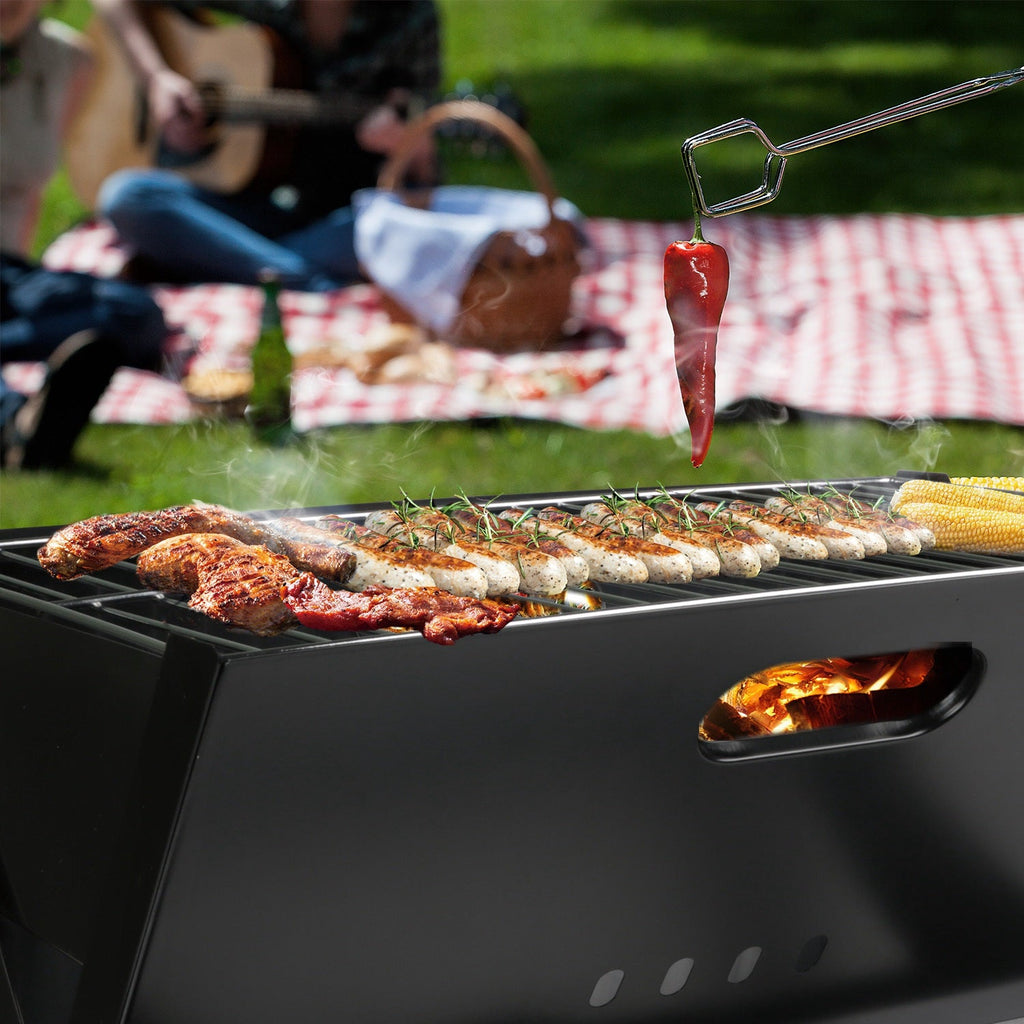 Klappbarer Holzkohlegrill – tragbar & kompakt  Leicht