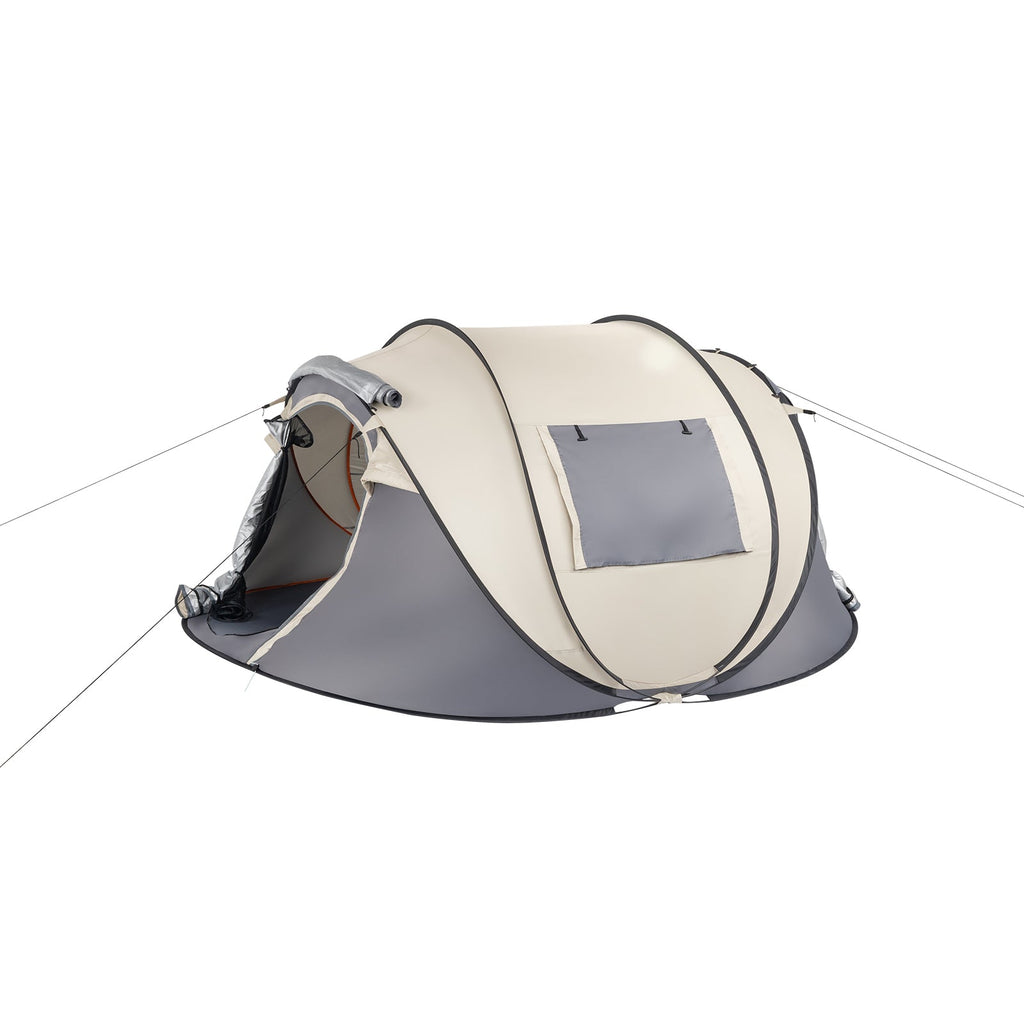 Khaki Boat Type Quick Opening Camping Tent  Pop-up Zelt