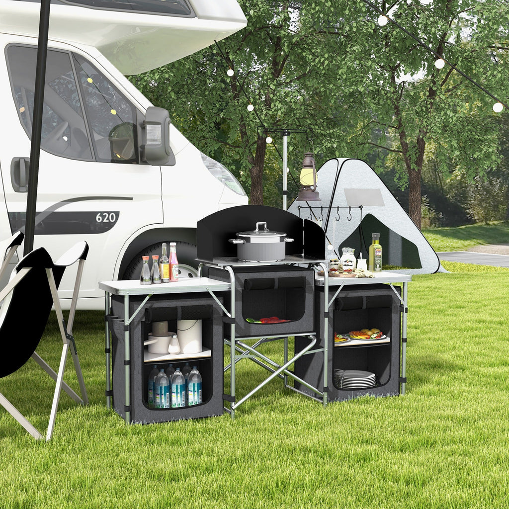 Aluminium Camping-Küche  Portable Folding Camping Table