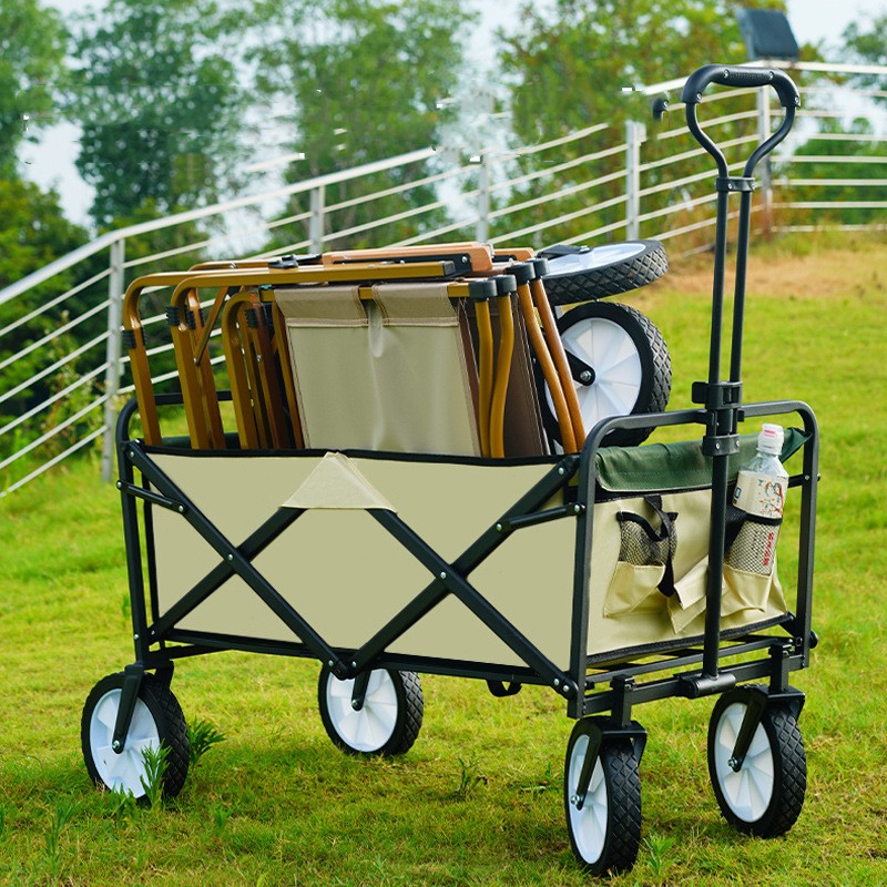 Outdoor Picnic Camping Folding Trolley  Klappbarer Transportwagen