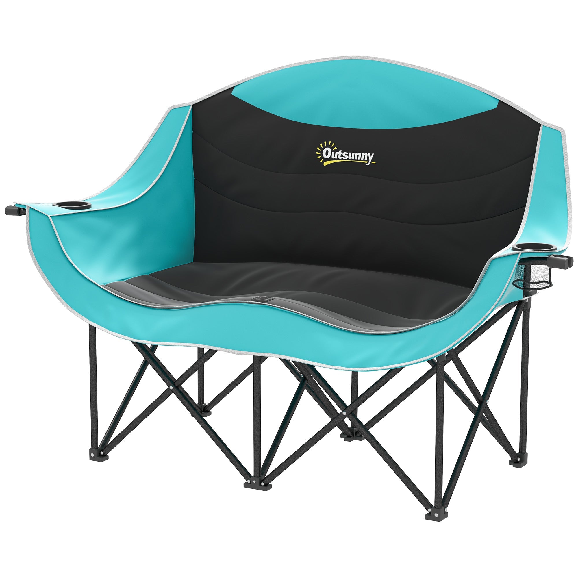 Doppel-Campingstuhl mit Polsterung  Für 2 Erwachsene