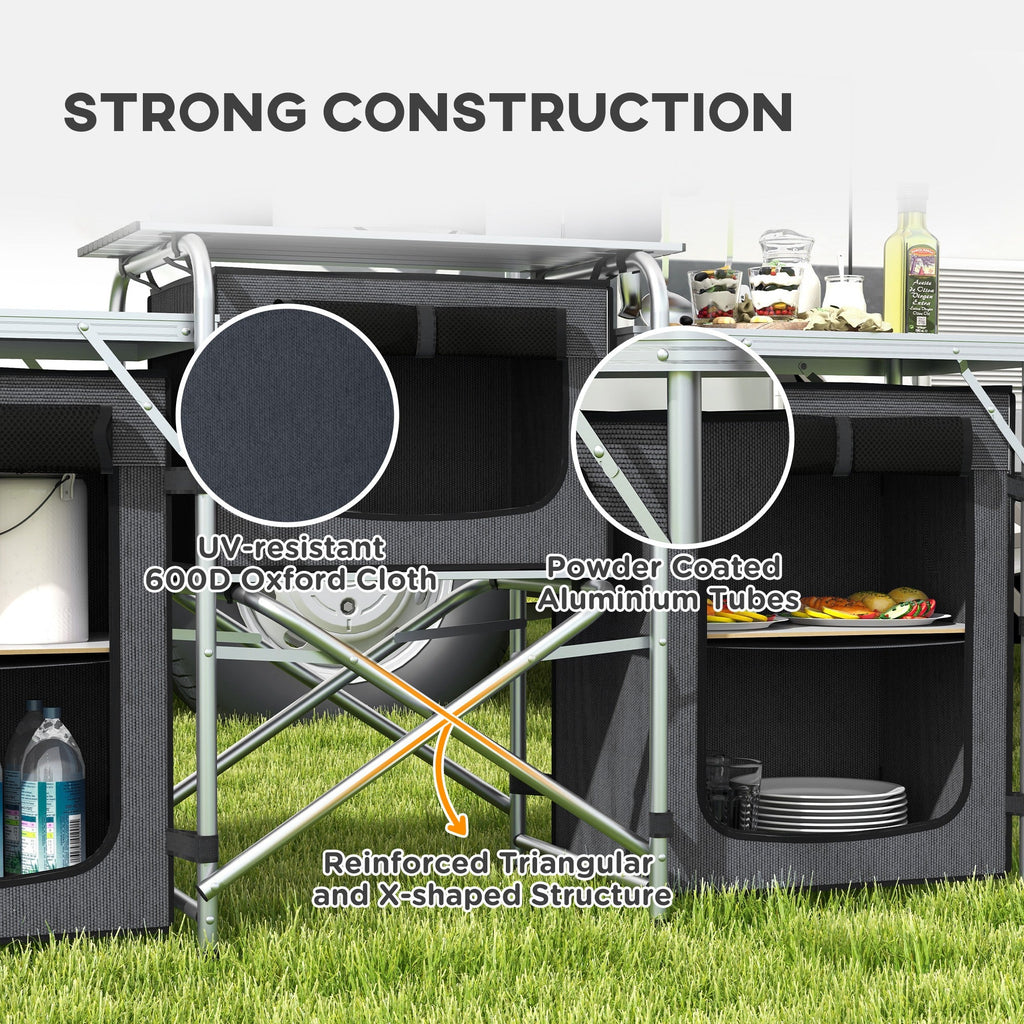 Aluminium Camping-Küche  Portable Folding Camping Table