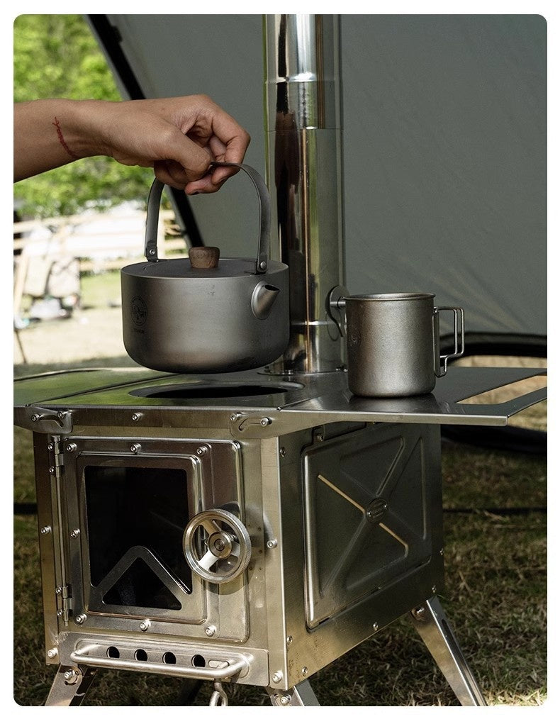 1,2L Titan-Wasserkocher – Ultraleicht für Camping & Trekking  Reines Titan