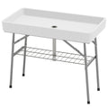 104 cm  Klappbarer Kühltisch mit Ablassventil