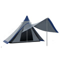 Teepee Zelt 15.4' x 15.4' x 8.5'  Wasserdichtes Campingzelt mit Veranda