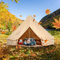 Canvas Glamping Bell Tent – 4m Ø für 5-8 Personen  Atmungsaktiv