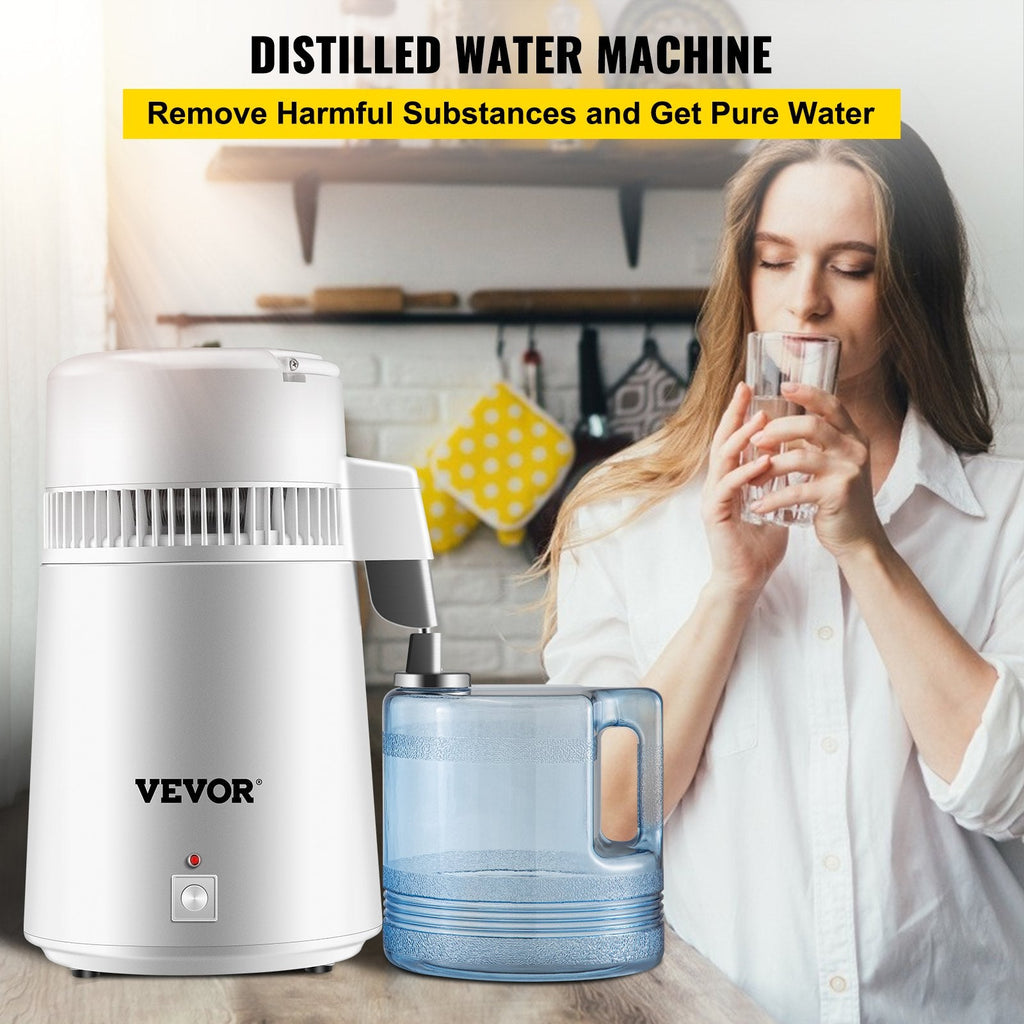 Wasserdestilliergerät – 750W, 1,3 L/H, 304 Edelstahl