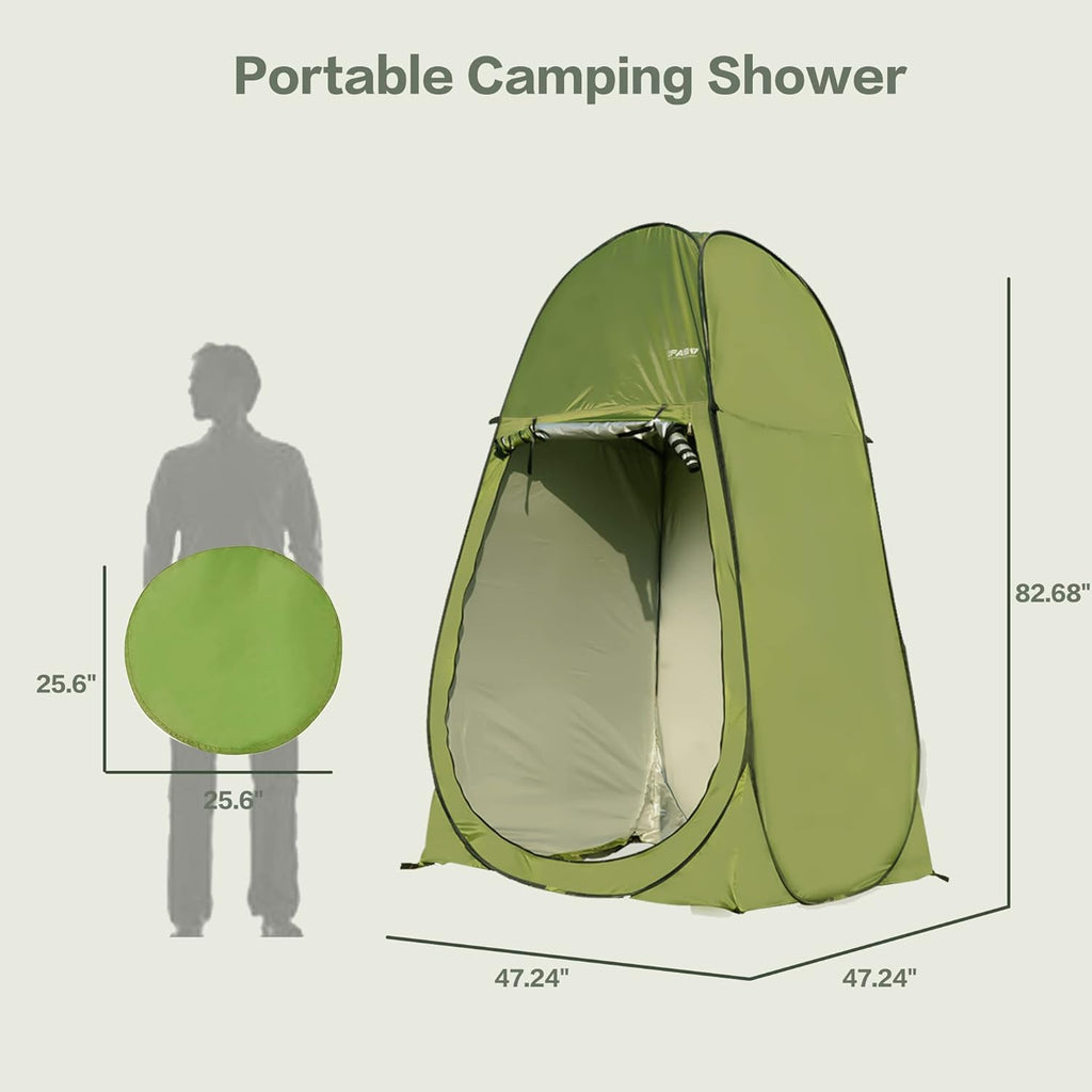 7FT Instant Up Privacy Zelt – 3-in-1  Duschzelt