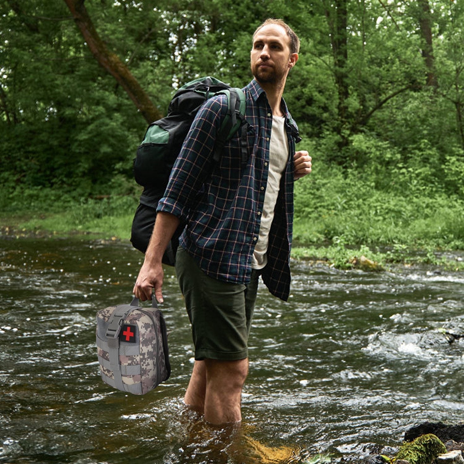 25-teiliges Survival-Set  Professionelle Überlebensausrüstung