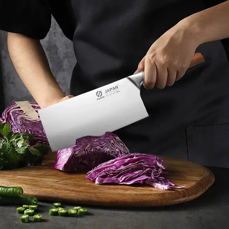 Japanese Kitchen Knives Set Stainless Steel Fish Fillet Meat Cleaver Chef Knife Sushi Knife Slicing Santoku Knife Cooking Tools