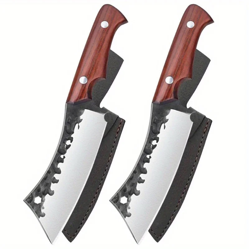 Professional Kitchen Chef Knife Multipurpose Stainless Steel Boning Cutting Utility Cleaver Butcher Fish Vegetable Beef Meat