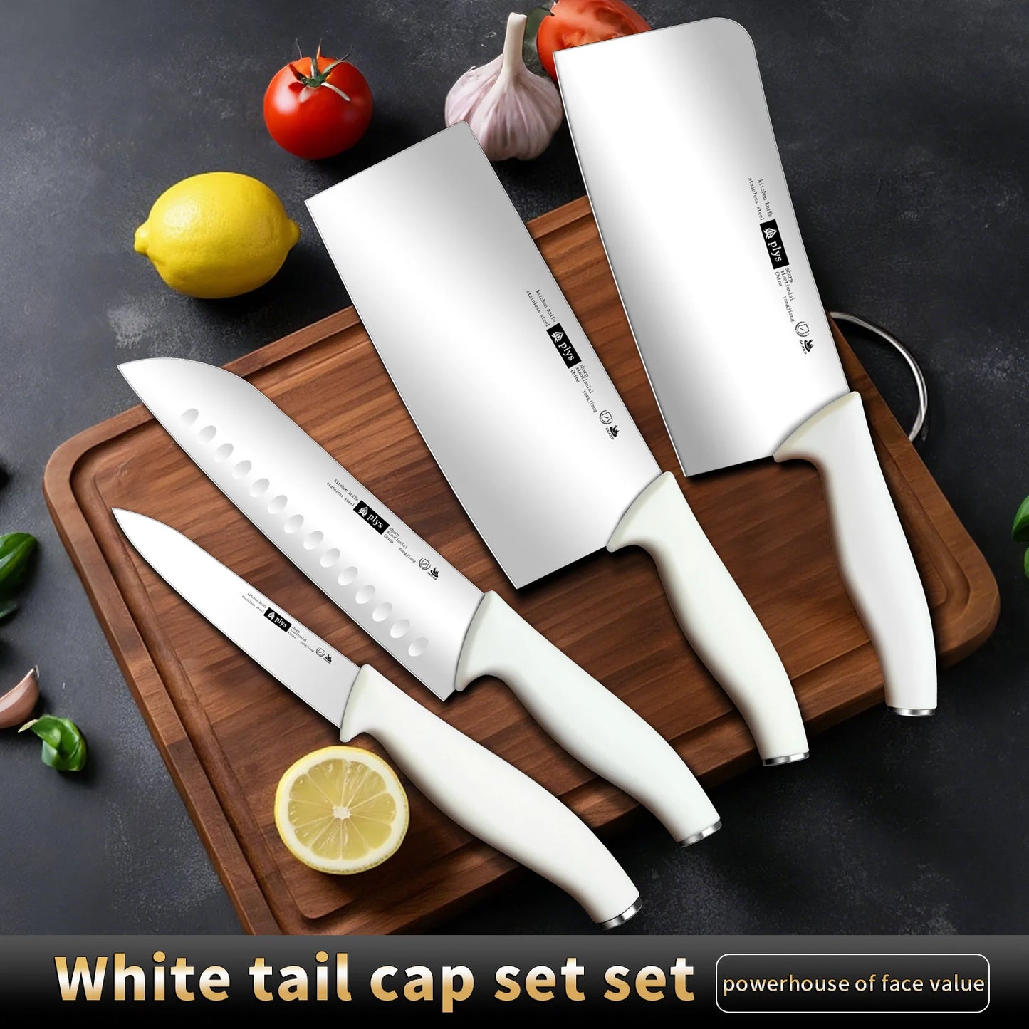 1/4-Piece kitchen Knife Set - A Professional Chef's Essential Collection, Ultra Sharp, Stainless steel precision forging Blades