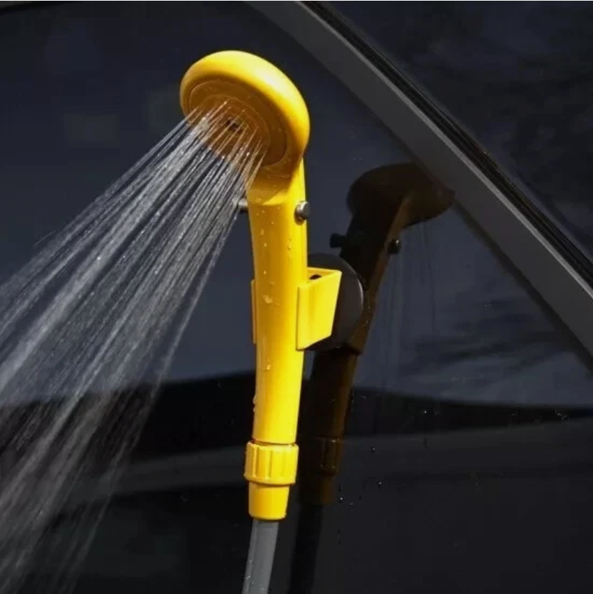 🚿 CAMPING DUSCHE 12V - TRAGBAR & PRAKTISCH  Mit Tauchpumpe für Wohnmobil, Auto, Caravan & Outdoor