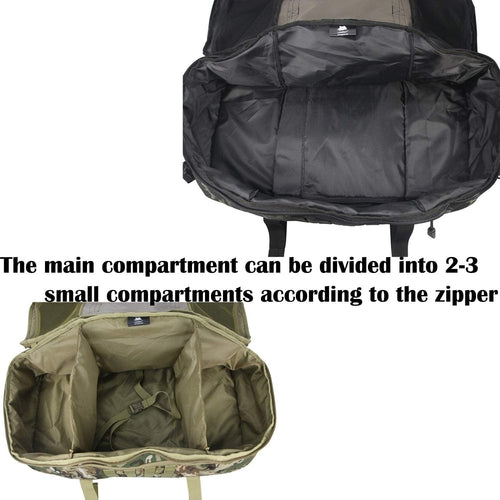 3-in-1 Military Backpack  Travel Duffle Bag