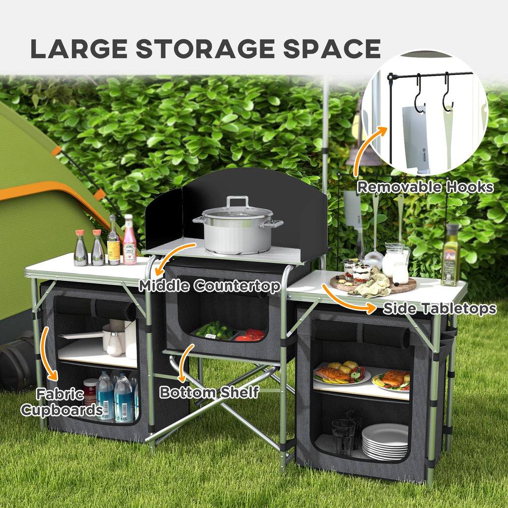 Aluminium Camping-Küche  Portable Folding Camping Table