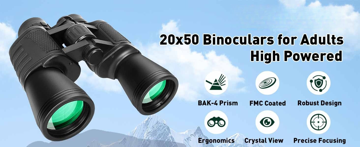 20x50 Outdoor Binoculars  High-Power Fernglas für Outdoor-Enthusiasten