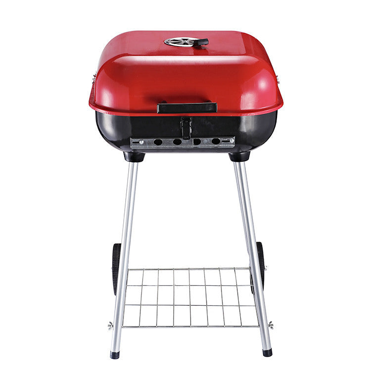 Hamburg Outdoor Grill – für Camping &amp; Garten  Mit lebensmittelechtem Edelstahl-Rost
