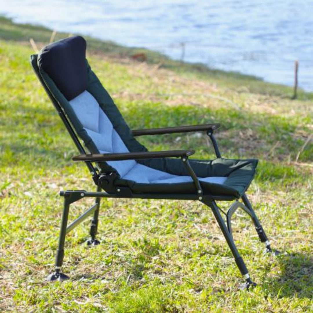 Camping-Loungesessel mit abnehmbarer Fußstütze  Ultimativer Relax-Komfort