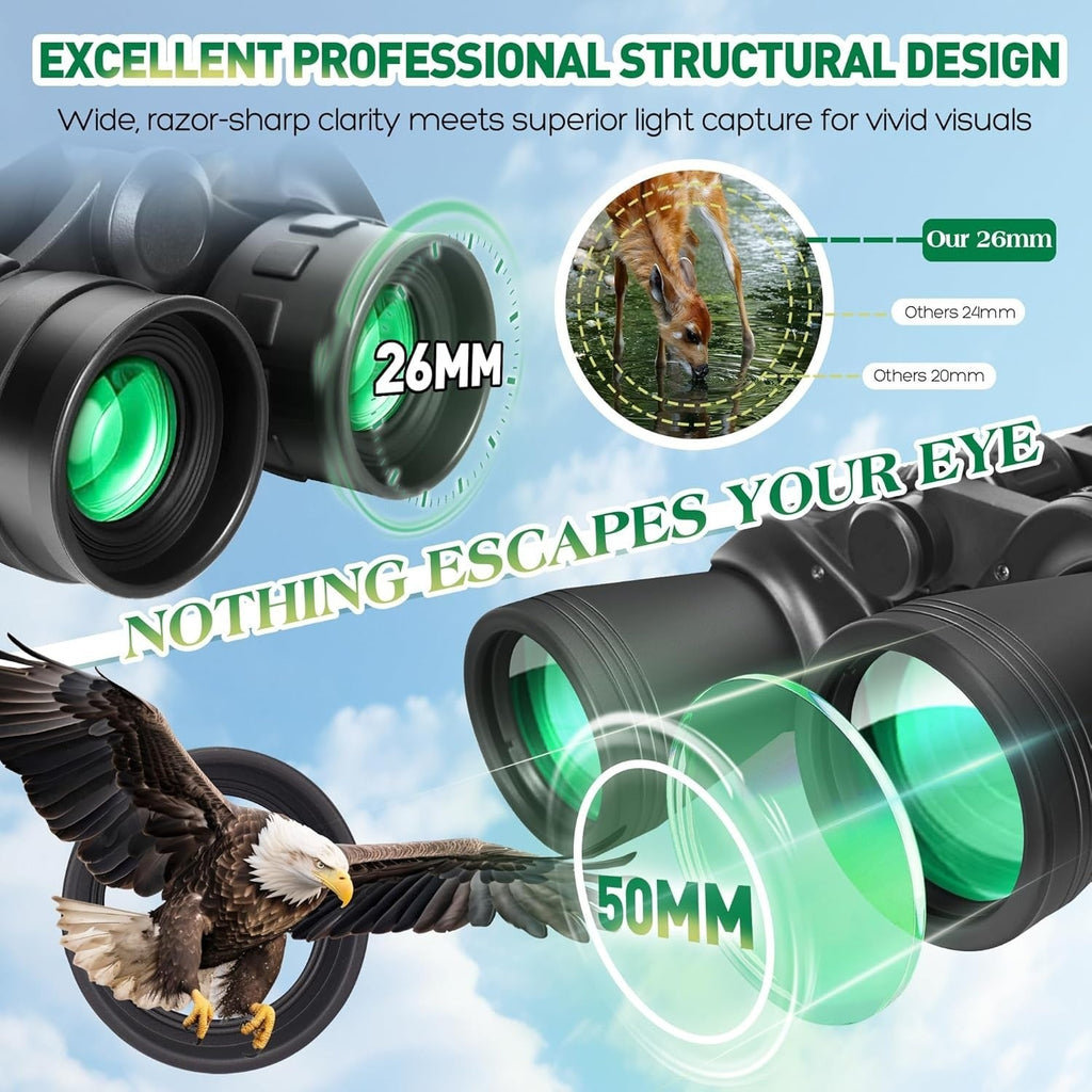20x50 Outdoor Binoculars  High-Power Fernglas für Outdoor-Enthusiasten