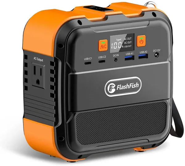 Flashfish 120W Portable Power Station  98Wh / 26400mAh