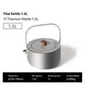 1,2L Titan-Wasserkocher – Ultraleicht für Camping & Trekking  Reines Titan