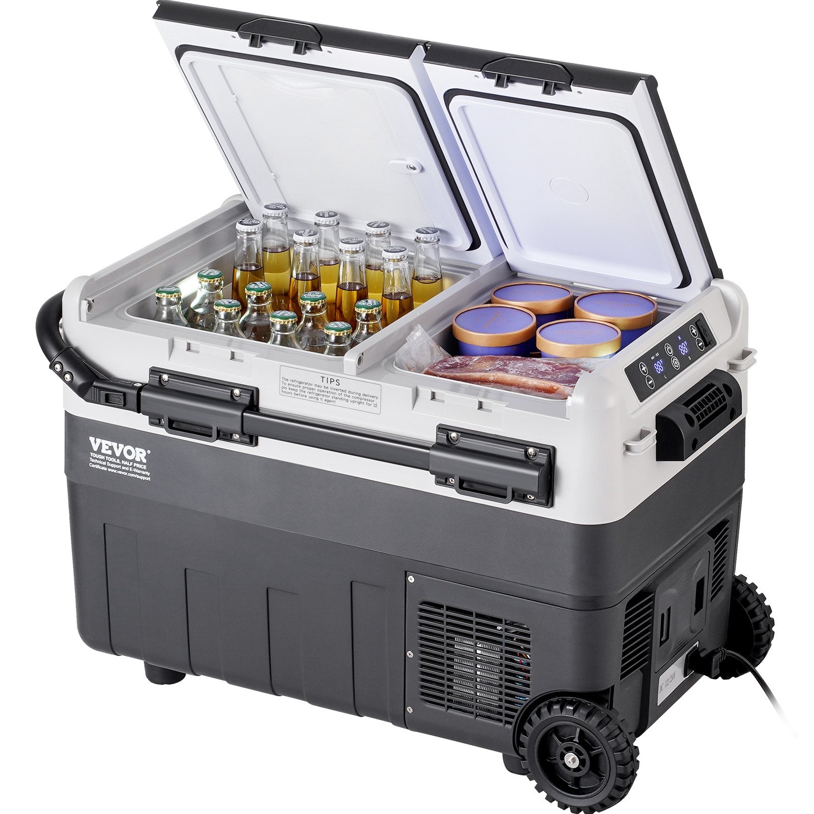 Tragbarer Autokühlschrank 50L  12V Auto Kühlbox