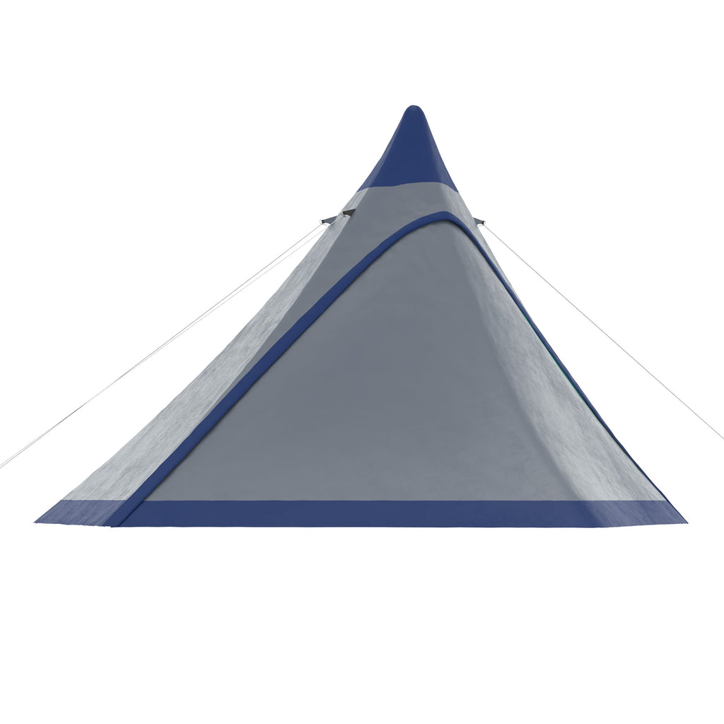 Teepee Zelt 15.4' x 15.4' x 8.5'  Wasserdichtes Campingzelt mit Veranda