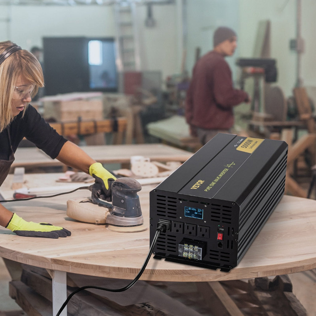 5000W Pure Sine Wave Inverter  12V DC zu 120V AC
