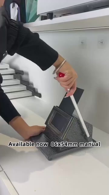 Xiaowei Karten Schneidemaschine 86x54mm - aus Deutschland - sofort lieferbar
